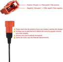12V Square Plug Adapter Charger for Kids' Ride-On Cars and Toys, 1000mA | Red