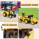 Caterpillar Licensed Kids Foot-to-Floor Ride-On Tractor with Shovel