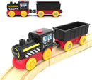 Electric Magnetic Locomotive Toy Train for Wooden Tracks