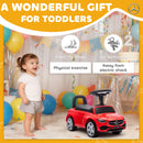 Red Mercedes-Benz C-Class Licensed Ride-On Car for Kids Ages 18-36 Months