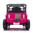 12V Electric Ride-On Toy Truck for Kids with Remote Control and LED Lights