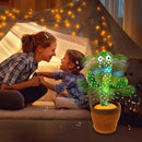 Interactive Plush Dancing Cactus with 120 Songs and Voice Repetition