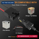 12V Power Wheels Battery Charger with Gray and Orange Top