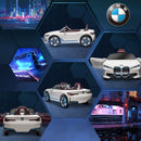 White BMW Electric Ride-On Car for Kids with Remote Control