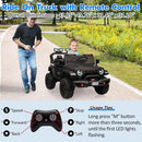 Black Remote Control Car for Parents with 2.4G Bluetooth Accessory