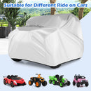 Universal Fit Kids Ride-On Toy Car Cover with Silver Coating and Storage Bag