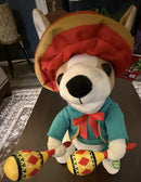 Singing La Bamba Plush Chihuahua with Maracas and Sombrero