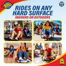 Turtle Glide Sit Skateboard for Kids - Zigzag Motion for Indoor and Outdoor Fun