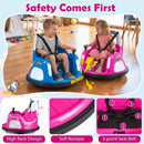 Battery-Powered Pink Bumper Car with 360° Spin & Remote for Kids Ages 1.5-6