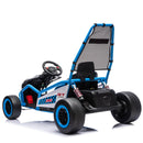 24V 400W Children's Electric Drift Go-Kart with Roll Cage, Safety Harness, and Bluetooth