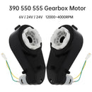 2-Pack 12V/24V RS390/RS550/RS555 Motor Gearbox for Kids Ride-On Toy Cars