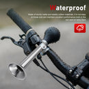 Classic Chrome Metal Bicycle Air Horn with Retro Squeeze Design