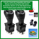 Set of 2 Power Wheels Compatible Forward, Stop, and Reverse Shift Switches for 6V, 12V, and 24V Models