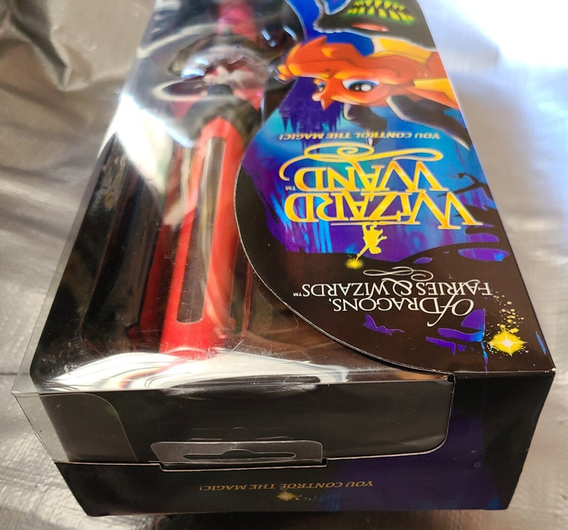 Wizard Wand with Animated Red Dragon Lights and Rechargeable Battery