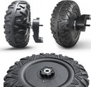 Set of 2 - 33CM/13'' EVA Solid Tires for Power Wheels Ride-On Vehicle Alligator