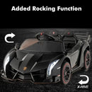 12V 4WD Electric Powered Ride-On Car for Kids - Licensed Lamborghini Veneno with 2 Seats
