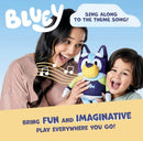 Interactive Bluey Plush Toy - Battery-Powered, Press Belly for 9 Phrases