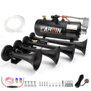 FARBIN 178dB 4-Trumpet Air Horn System with Air Tank for Trucks