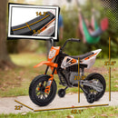 12V Electric Motorcycle for Kids with Twist Grip Throttle and Training Wheels