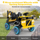 24V Electric Ride-On Excavator with Remote Control and 4WD Capability