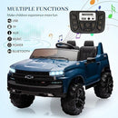 Enjyam 24V Chevrolet Silverado Dual Seat Kids Electric Truck with Remote Control 90W Motors