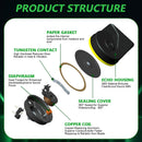 12V Snail Horn Dual Tone Waterproof Car Horn Kit