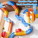 Toddler Electric Train and Car Track Set for Ages 3 to 8
