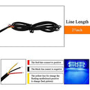 Set of 8 Blue LED Flashing Lights for 12-24V Truck Grills