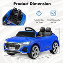 INFANS Audi SQ8 Electric Ride-On Car in Blue for Ages 3+