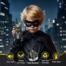 Black Bat Walkie Talkies for Kids with Flashing Eye Lights