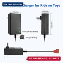24V Charger for Kids' Ride-On Toys, Compatible with 24Volt (28.8V) Batteries