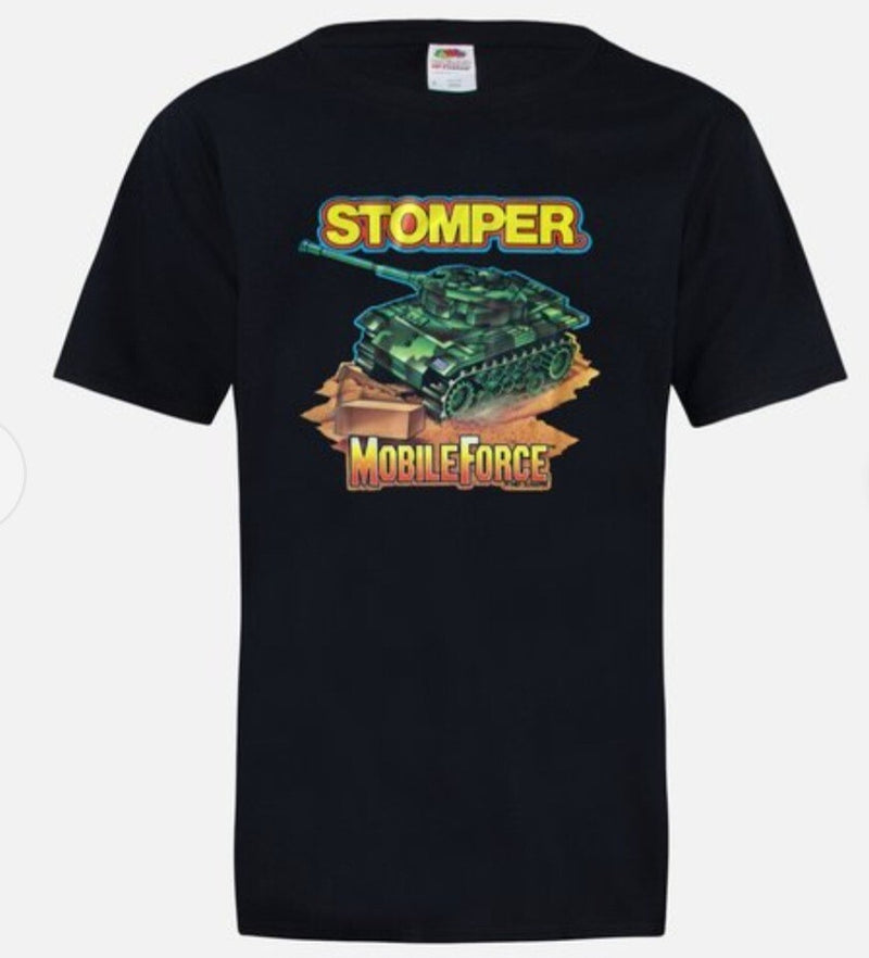 XL Black Military Tank Mobile Force Stomper Museum T-Shirt