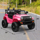 12V Battery-Powered Kids Ride-On Off-Road Truck Toy with Parent Remote Control