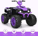 12V Kids Electric ATV for All-Terrain Adventures with LED Lights and Versatile Dashboard