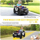 TOBBI Kids Police Car Ride-On with Remote Control for Parents