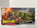 RC T-Rex Dinosaur Toy with 7 Color Spray and Forward Movement for Ages 3+