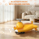 Kids' 2-in-1 Wiggle Ride-On Car with Pedal and Two Speed Options