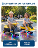 12V Toddler Wiggle Car and Swing Car with Pedal, Speed Up to 4MPH
