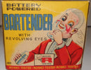 Exclusive Rosko Battery-Powered Bartender with Spinning Eyes - Pristine Condition in Box
