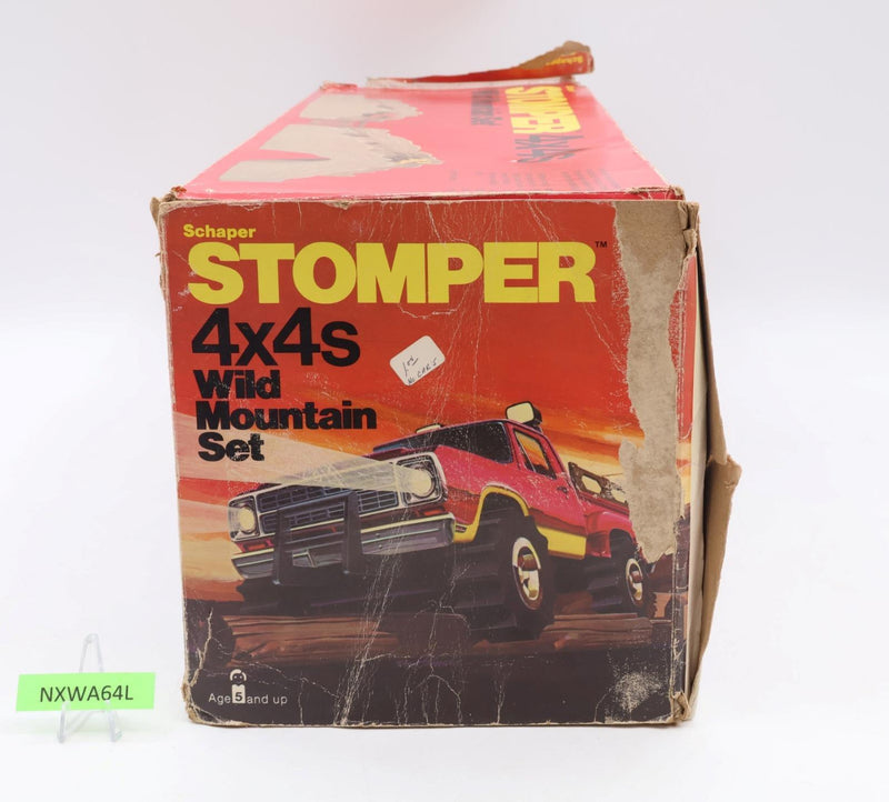 Vintage 1983 Mountain Track Foam 4x4 Stompers Rough Riders Playset