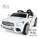 12V Licensed Mercedes Benz SL500 Electric Ride-On Car in White