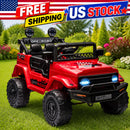 12V Electric Ride-On Truck for Kids - Remote-Controlled Vehicle with Spring Suspension