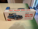 CLASSIC 1960s CRAGSTAN TOYS 1930 FORD MODEL A ROADSTER BATTERY OPERATED TOY CAR MINT IN BOX
