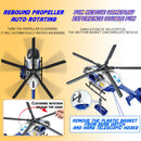 Interactive Rescue Helicopter Toy with Lights and Sounds for Toddlers