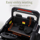 Remote-Controlled Electric Ride-On Car with Swing and Music for Children Aged 3-5