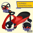 Wiggle Car for Kids 3 and Up in Red - No Batteries or Pedals Needed