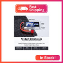 Zeee 2S 2200mAh 7.4V 50C Shorty Lipo Battery with T Connector (Pack of 2)