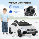 12V Children’s Electric Ride-On Car with Remote Control, Rocking Feature, Transport Wheels, Lights, and Music