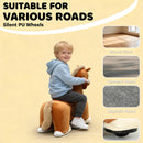 Children's Electric Ride-on Pony with Soft, Washable Cover, 6V Battery, 1.55 mph, 55 lbs