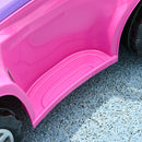 Versatile Pink Push and Slide Car with Removable Handle, Music, and Horn